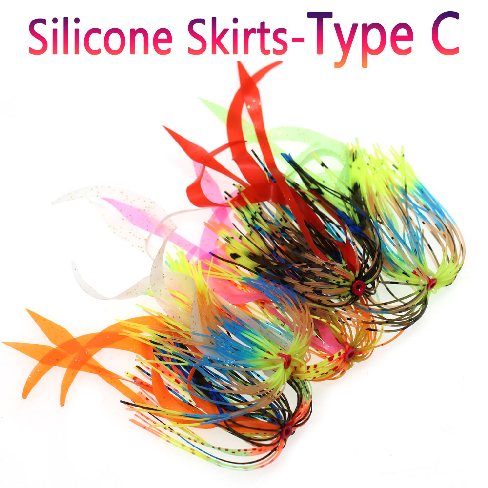 10/12pcs Soft Silicone Skirt L - Fishing Lure Buzzbait ulasan dan harga