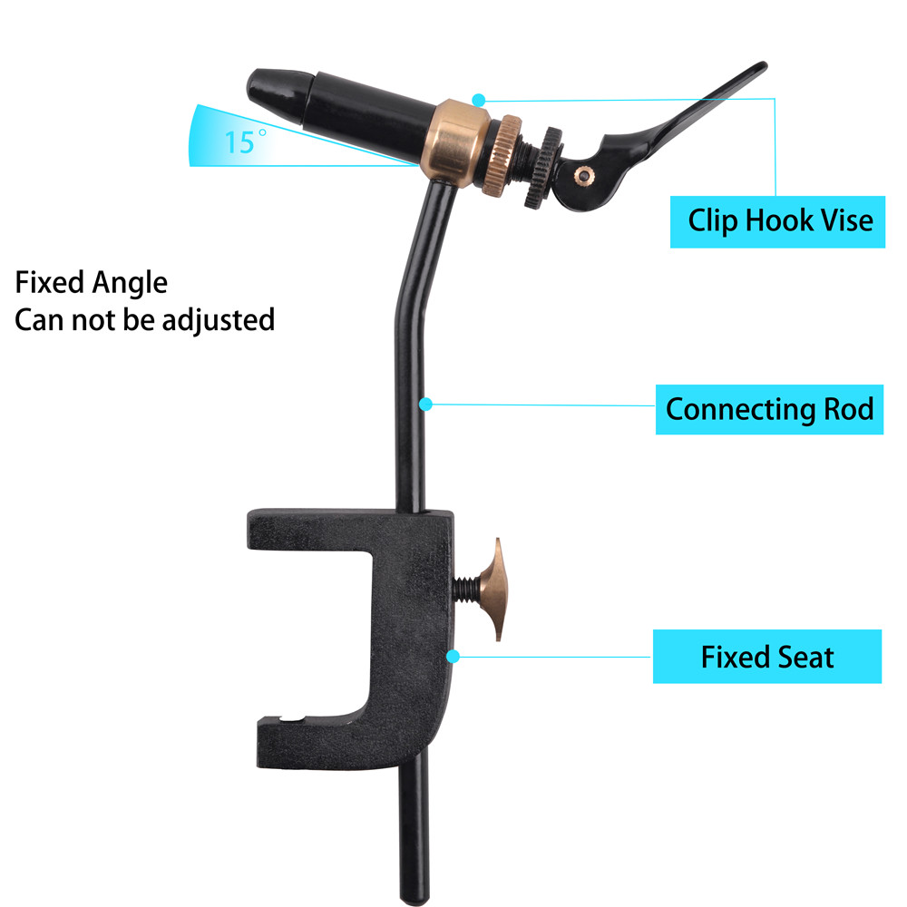 Rotary Fly Tying Vise Tool Saf - Fishing Lure Making Kit ulasan dan harga