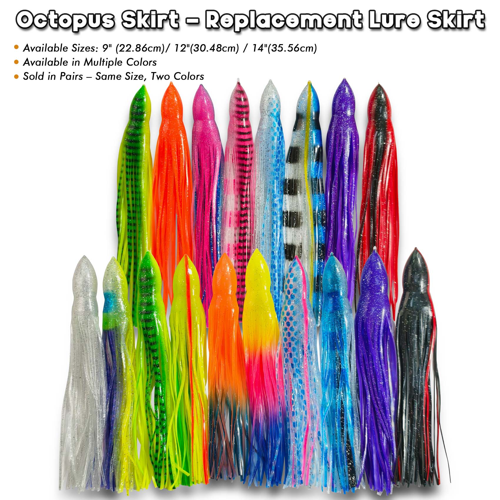 Aventik Squid Skirt for Trolli - Fishing Lure Buzzbait ulasan dan harga