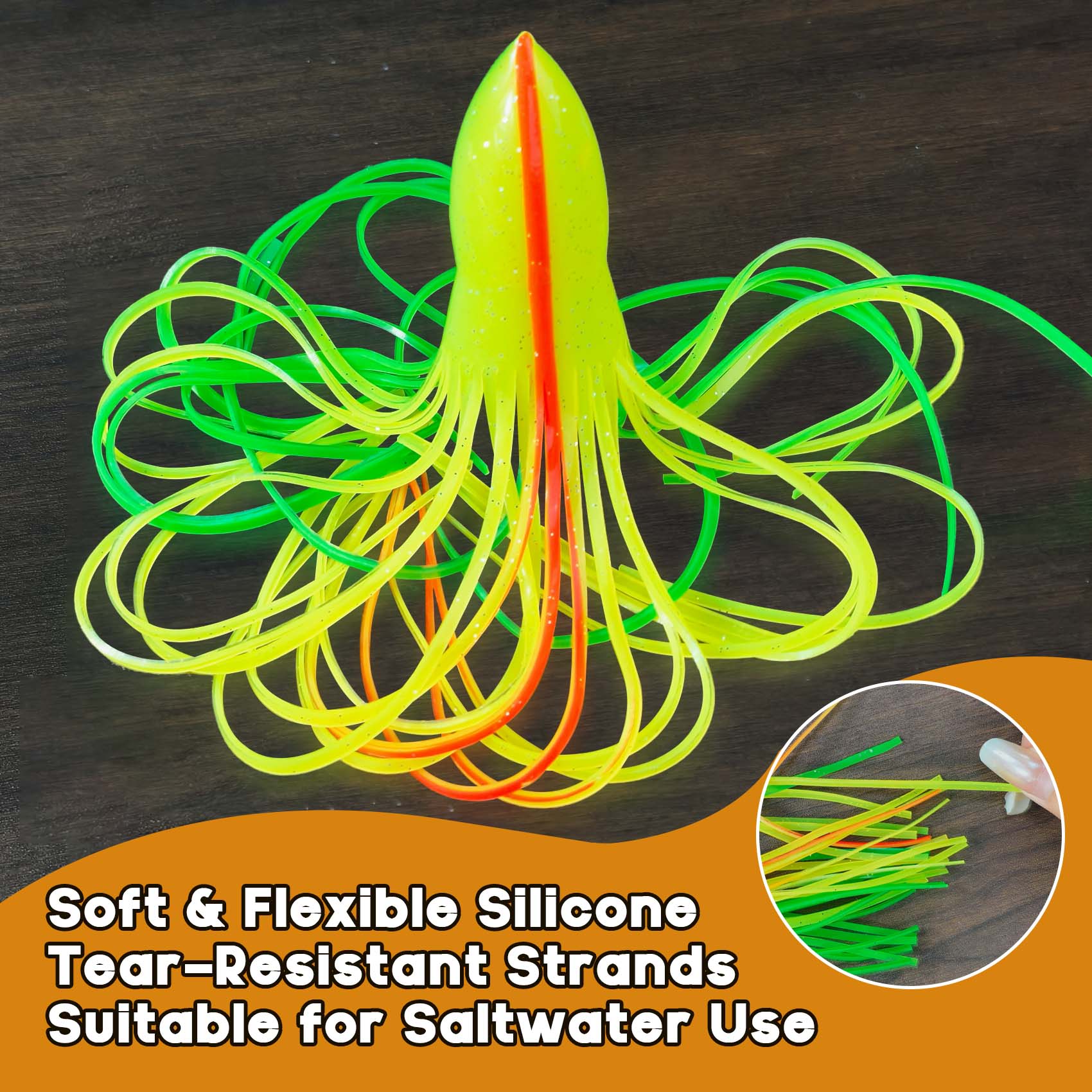 Aventik Squid Skirt for Trolli - Fishing Lure Buzzbait ulasan dan harga