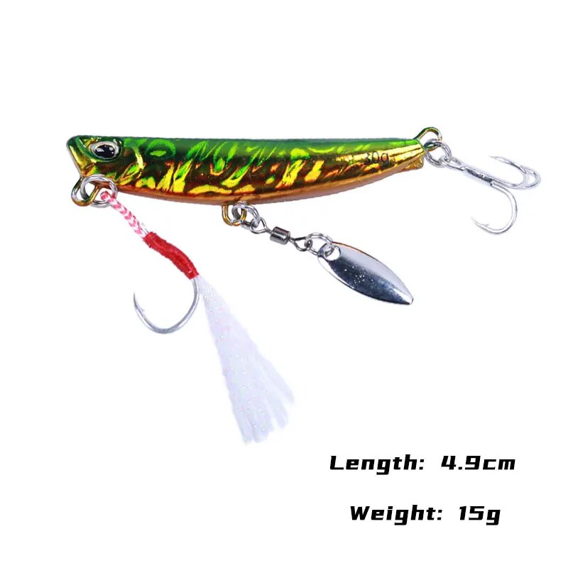 Metal Jig Spoon Fishing Lures  - Fishing Lure Buzzbait ulasan dan harga