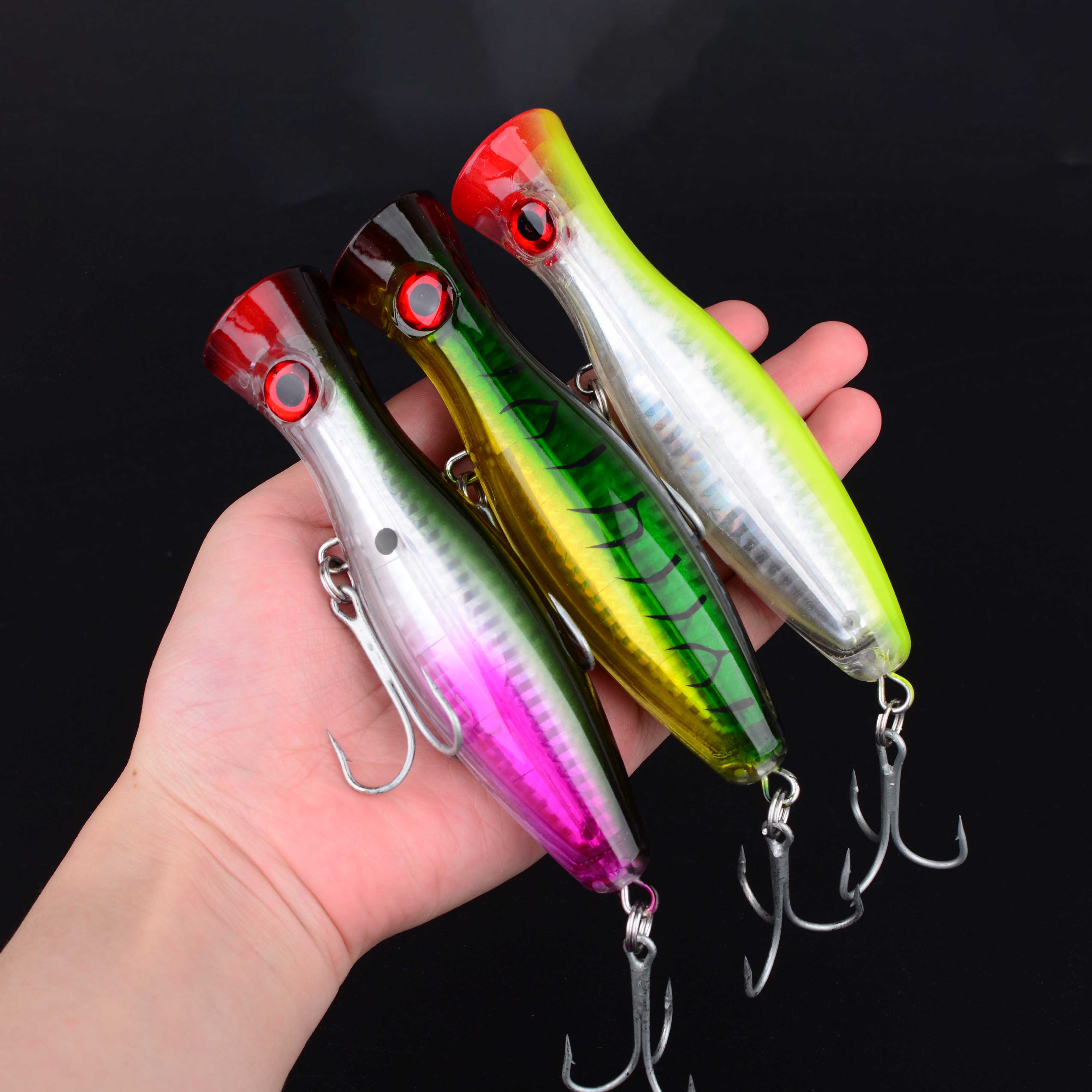1pc 13CM 42g Big Popper Floati - Fishing Lure Making Kit ulasan dan harga